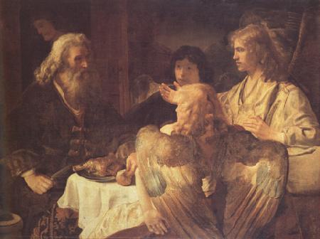 Jan victors Abraham and the three Angels (mk33) China oil painting art